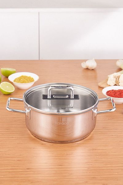 Karaca Grace Induction Base Steel Pot 20 Cm 2.9 Liter