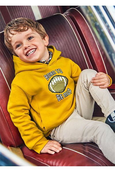 MAYORAL Boys' Yellow Printed Sweatshirt - 4451