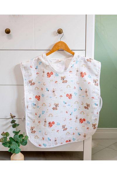 Love My Baby Kids 2 Layer Muslin Baby and Kids Cotton Poncho - 100% Organic