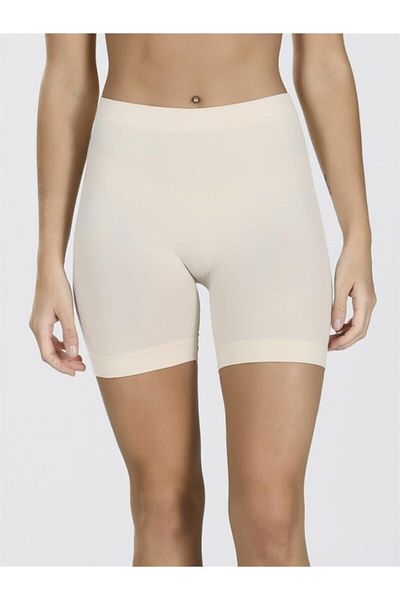 Momslab Beige Women's Panties Shorts - Poky Seamless and Lifting Flexible