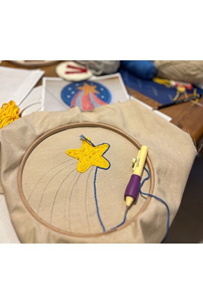 SuvStudio 20 cm Ahşap kasnak vidalı