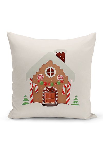 Bertille Home New Year Series Double Sided Digital Printed Throw Pillow Case (Christmas Christmas Cushion Cover)