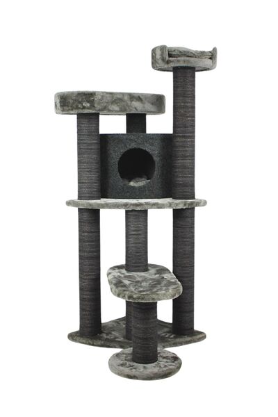 LOTUS FURNITURE PET SERIES ROMA TIRMALAMALI KEDİ EVİ