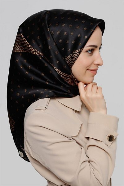 Armine Nostalgia Series Tivil Silk Scarf 100% Pure Silk 8113 06