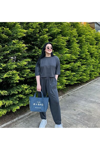 G LUNA Anthracite Tracksuit Set