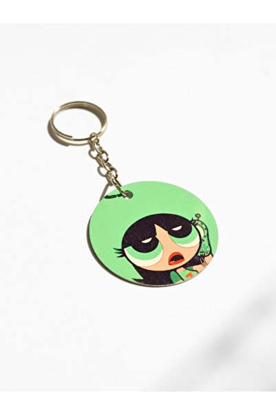 benek Buttercup Powerpuff Girls Metal Anahtarlık