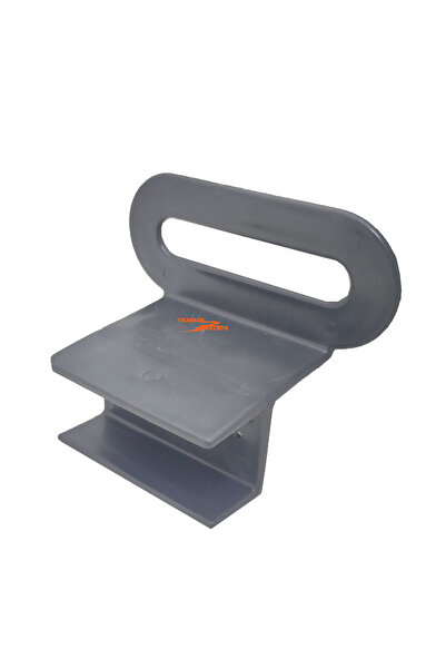 yıldırım nalbur 2 ADET BAZA PLASTİK TUTAMAK KOL BAZA TUTMA ÇEKME KOLU SİYAH P...