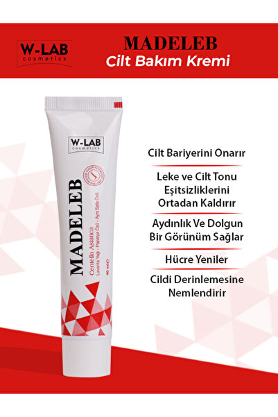 W-Lab Cosmetics Madeleb Cilt Bakım Kremi 40 ml ve Beyazlatıcı Krem 100 ml Set