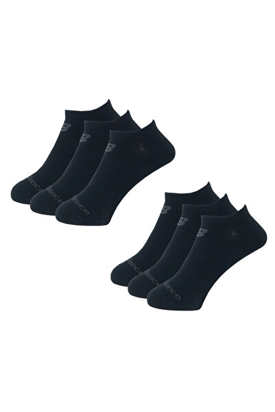 New Balance 6 Pairs Cotton Flat Knit No Show Socks