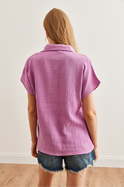 Olalook Lila Bat Muslin női ing - Gml- 19001215