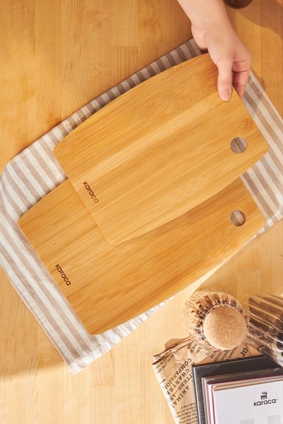 Karaca Bade 2 Piece Cutting Board 28/33 Cm