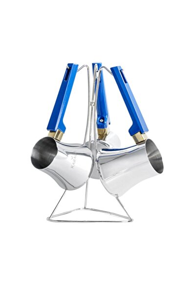 Karaca Piramit Dark Blue Cezve Takımı