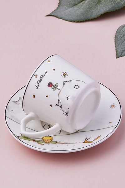 Karaca Der Kleine Prinz Kaffeetassen-Set für 2 Personen 80 ml