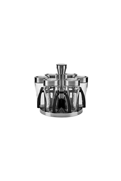 Karaca Glass Danica 7 Piece Round Spice Set 7 Piece 120 ml