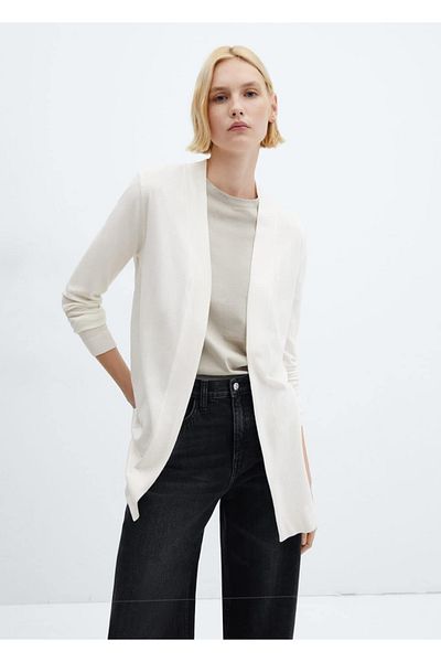 MANGO Woman Strickwaren-Cardigan mit dünnem Design