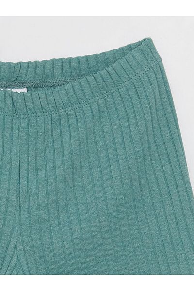 LC Waikiki Set de pijamale pentru fete cu pantaloni scurți - decolteu, mânecă scurtă