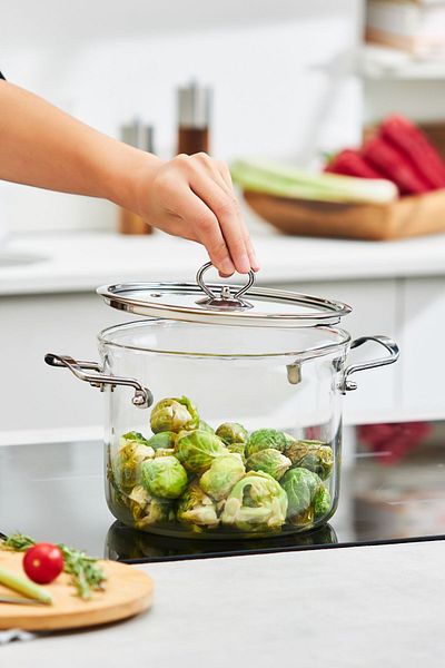 Karaca Amore Glass Deep Pot 20 Cm