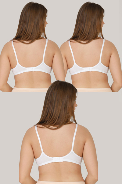 par lingerie pl Λευκό Σετ σουτιέν θηλασμού 3 τεμαχίων