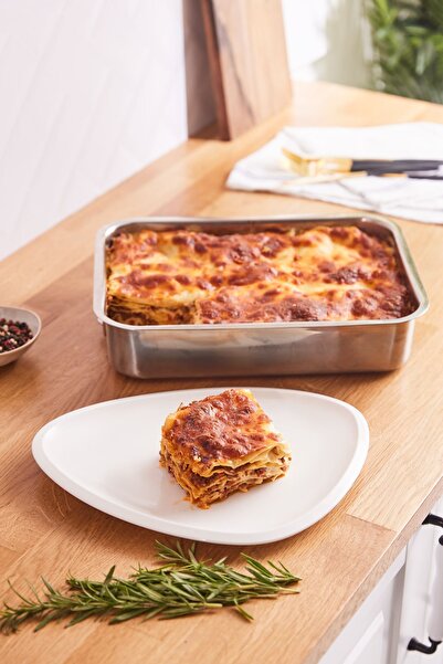 Karaca Oală/Tavă Oțel pentru Lasagna Bucătar 30x21 Cm