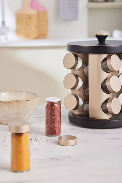 Karaca Tony Rotating - 12-Piece Spice Set with Stand