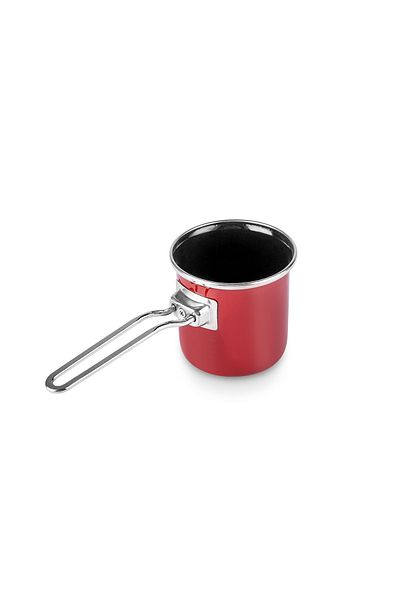 Karaca Erva Enamel - Induction Based Claret Red Coffee Pot