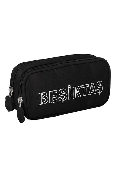 Beşiktaş Beşiktaş Crack Me Bag - Men's Pen Holder with Two Eyes - Black