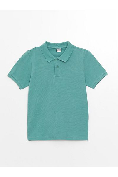 LC Waikiki Tricou cu mânecă scurtă cu gât polo pentru băiat