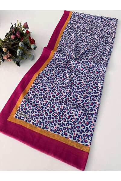 Bonjela Καλοκαιρινό σάλι από βαμβακερό λεπτό μοτίβο Sport - LBS0206