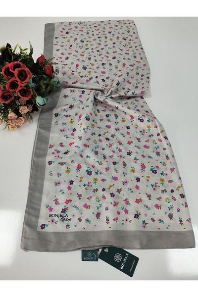 Bonjela Cotton Sport Patterned Summer Shawl - Thin Bonjela LBS0309