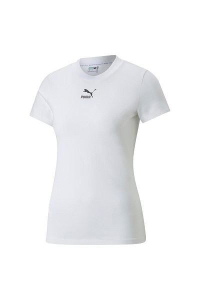 Puma تي شيرت نسائي كلاسيكي نحيف