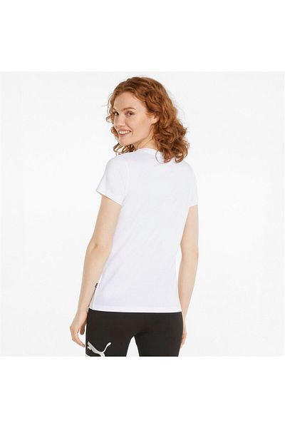 Puma تي شيرت نسائي بشعار Ess Metallic