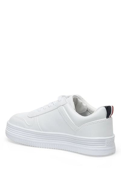 U.S. Polo Assn. Adidași albi pentru copii