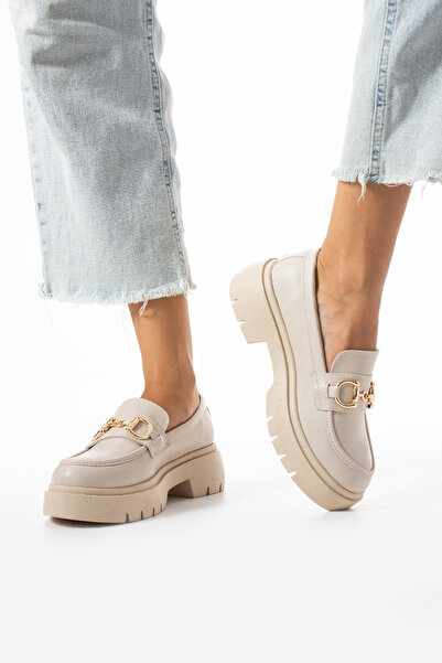 Neva'nın Butiği Золоті тока детальні легкі жіночі лофери