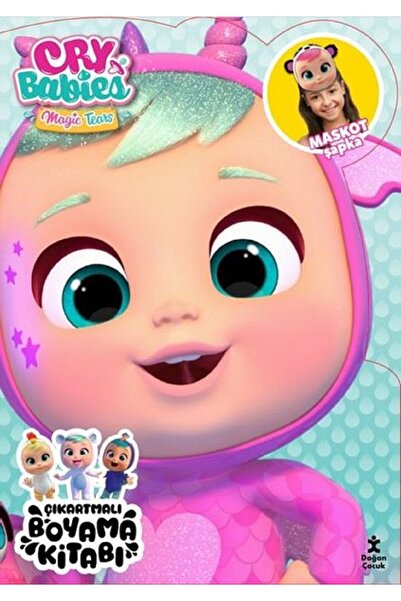 Doğan Çocuk Cry Babies Magic Tears-Çıkartmalı Boyama Kitabı-Maskot Şapka