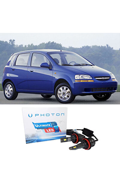 Photon Chevrolet Kalos Led Xenon Uzun + Kısa Far Ampulü H4 Ultimate Yeni Seri...