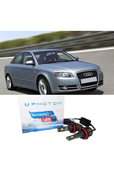 Photon Audi A4 B6 Led Xenon Kısa Far Ampulü H7 Ultimate Yeni Seri Beyaz 2000-...