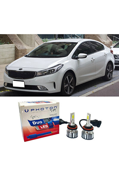 Photon Kia Cerato Led Xenon Uzun Far Ampulü H1 Duo Yeni Seri Beyaz 2016-2019