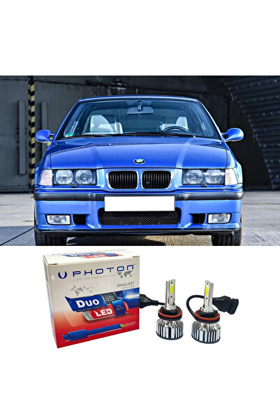 Photon Bmw E36 Uyumlu Led Xenon Kısa Far Ampulü H1 Duo Yeni Seri Beyaz 1990-1995