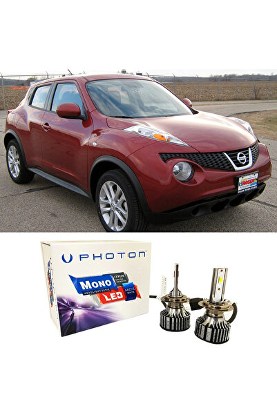 Photon Nissan Juke Led Xenon Uzun + Kısa Far Ampulü H4 Mono Yeni Seri Beyaz 2...