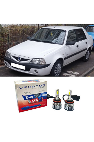 Photon Dacia Solenza Uzun + Kısa Led Xenon Kısa Far Ampulü H4 Duo Yeni Seri B...