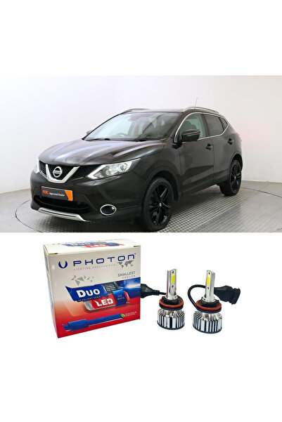 Photon Nissan Qashqai J11 Led Xenon Kısa Far Ampulü H11 Duo Yeni Seri Beyaz 2...