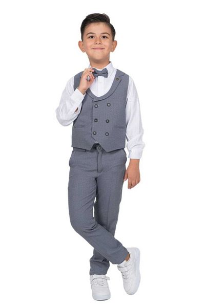 Terry 5 Piece Set - Collar and Vest