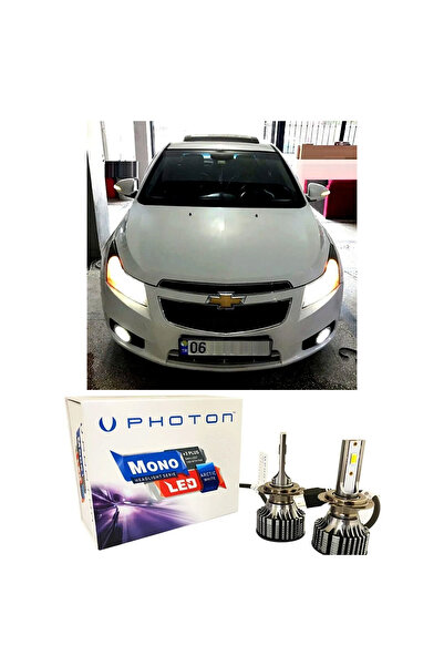 Photon Chevrolet Cruze Led Xenon Uzun + Kısa Far Ampulü H4 Mono Yeni Seri Beyaz