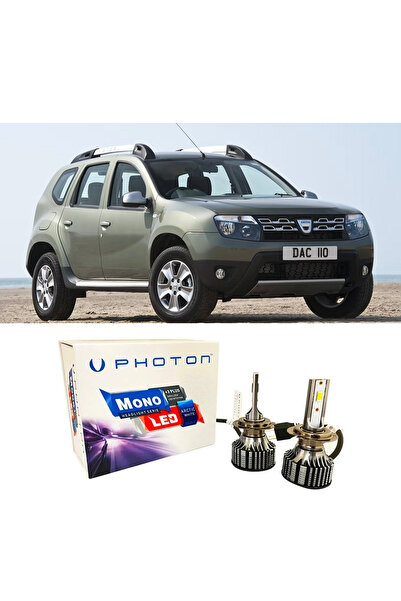 Photon Dacia Duster 1 Led Xenon Uzun Far Ampulü H1 Mono Yeni Seri Beyaz 2010-...