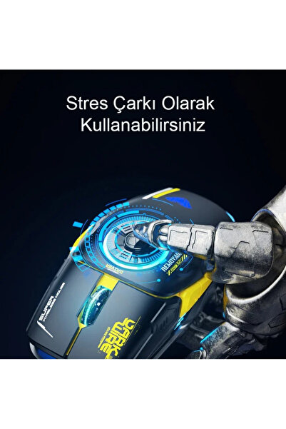 TechTic Aula H530 Gaming Mouse Stres Çarkı Oyuncu Mouse Fare Rgb Kablosuz Wireless Matte