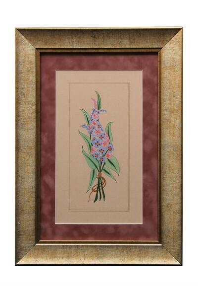 e38 El Işçiliği Şükufe Tezhip Tablo 49 * 34 Cm - 1694