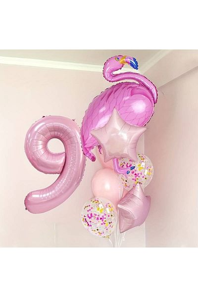 Mini Parti Flamingo Balloon Set - Mi?ni? Party Store