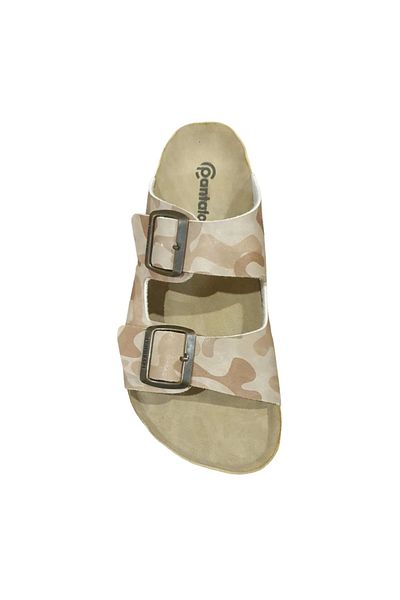 COMFORT OF PANTOFOLE Coffee Camouflage Slippers