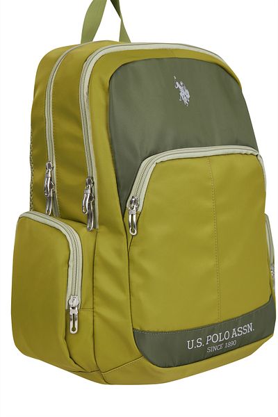 U.S. Polo Assn. US Polo Assn Unisex Green Laptop School Backpack - 24432/24430/24429