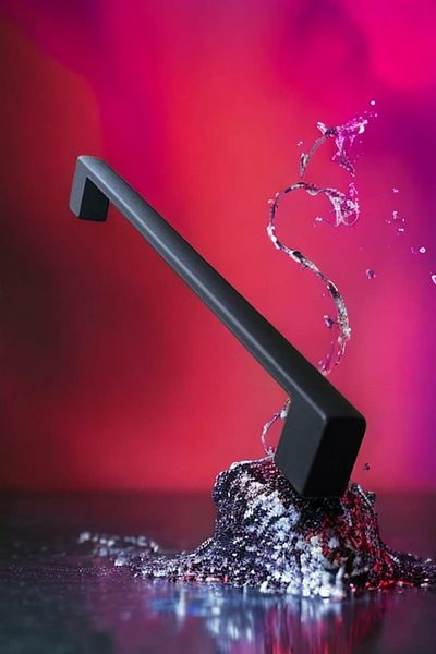 ABERTİCARET 224 MM Negru Mat Culoare Cuptor Pod - Mâner Mobilier Dulap